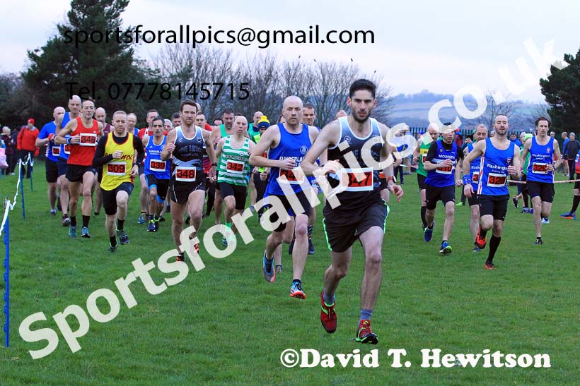 Masters mens 2022 Birtley Cross Country Relays. Photo: David T. Hewitson/Sports for All Pics